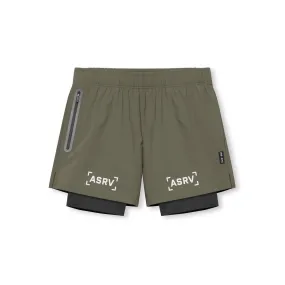 0761. Ripstop 5" Liner Short - Olive