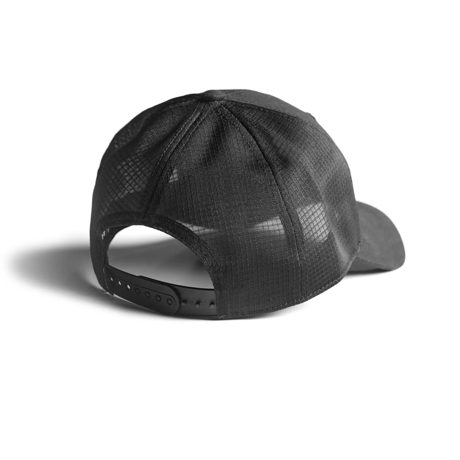 0820. Cotton Mesh Snapback - Black/White "Wings"