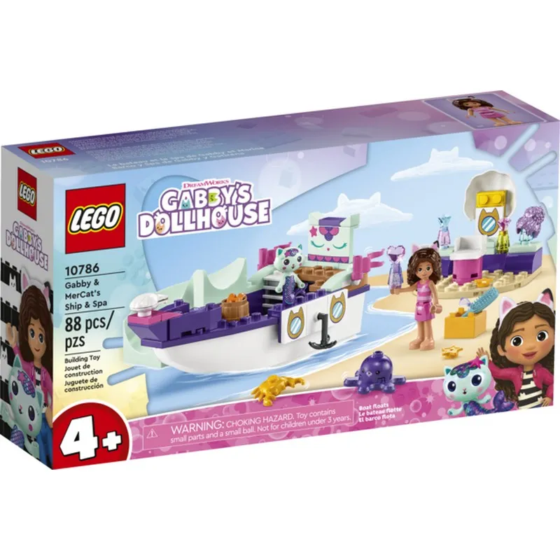 10786 LEGO Gabby’s Dollhouse Gabby & MerCat's Ship & Spa