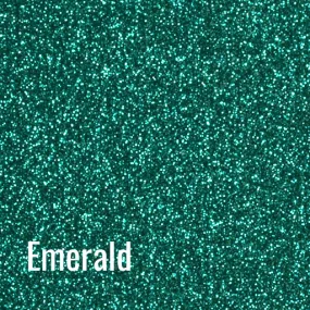 20" Emerald Siser Glitter Heat Transfer Vinyl (HTV)