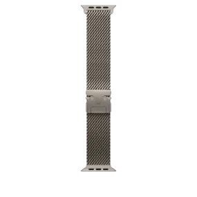 49mm Natural Titanium Milanese Loop - Large