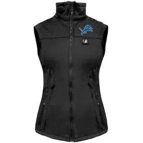 ActionHeat Detroit Lions 5V Women's Softshell Battery Heated Vest