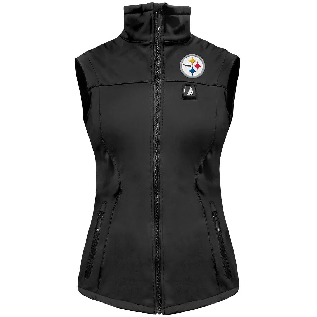 ActionHeat Pittsburgh Steelers 5V Women's Softshell Battery Heated Vest