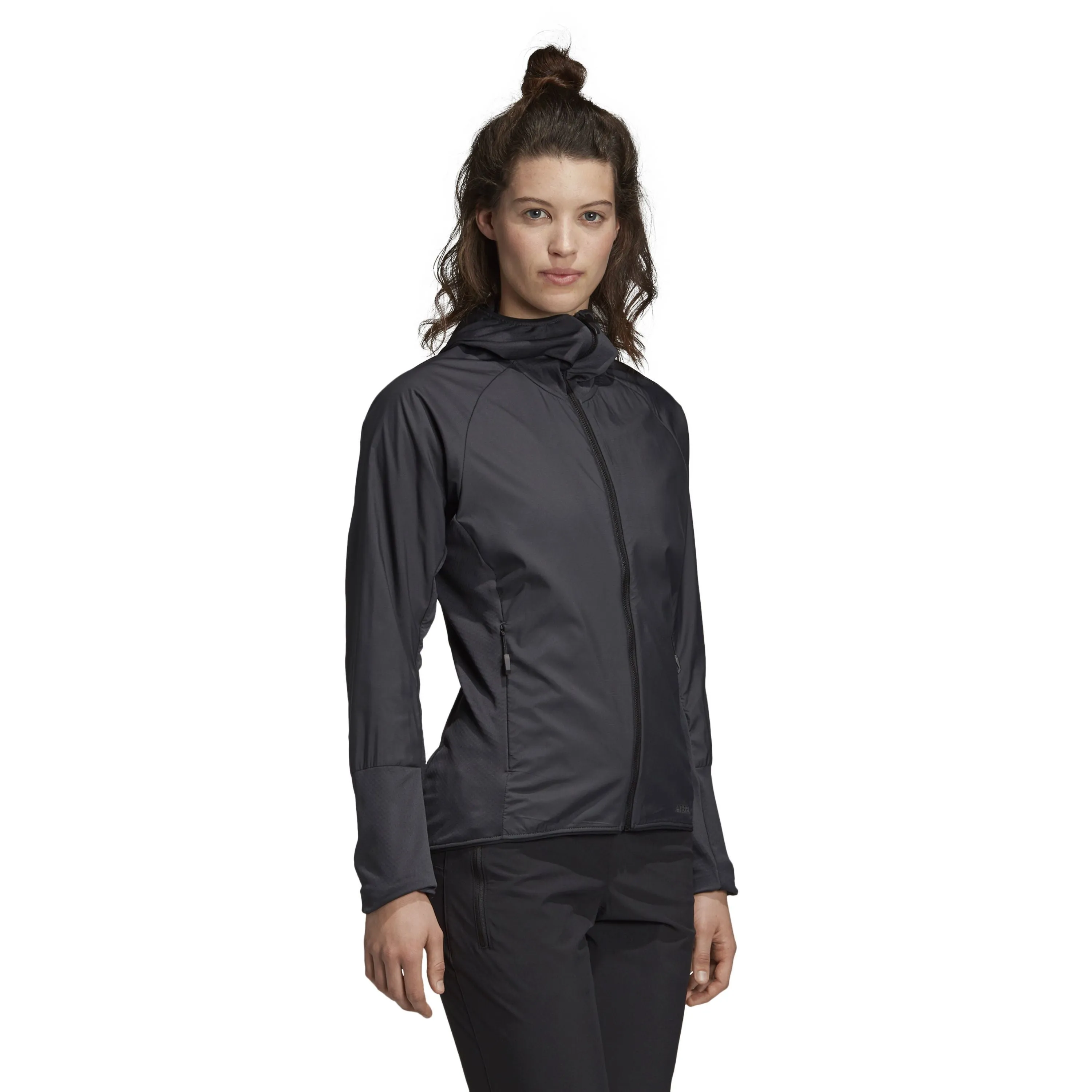 adidas Women's Skyclimb Fleece Jacket Carbon XL