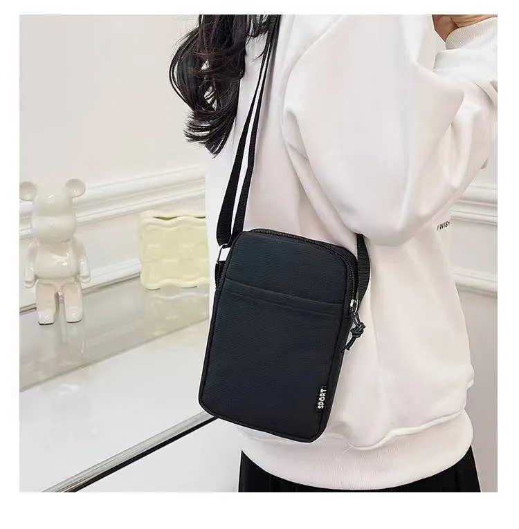 Adjustable Strap Small Crossbody Zip Closure Bag