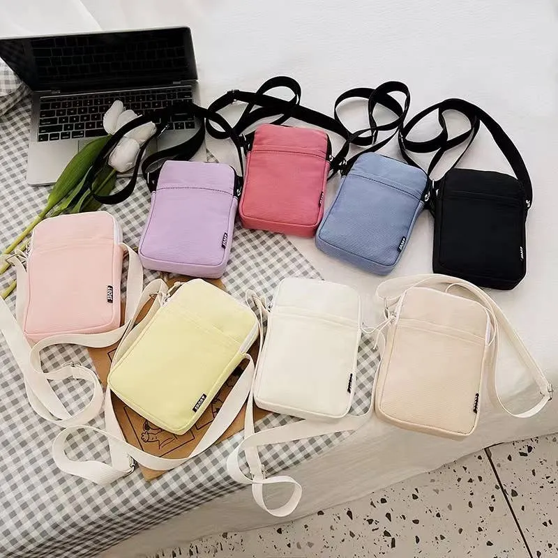 Adjustable Strap Small Crossbody Zip Closure Bag