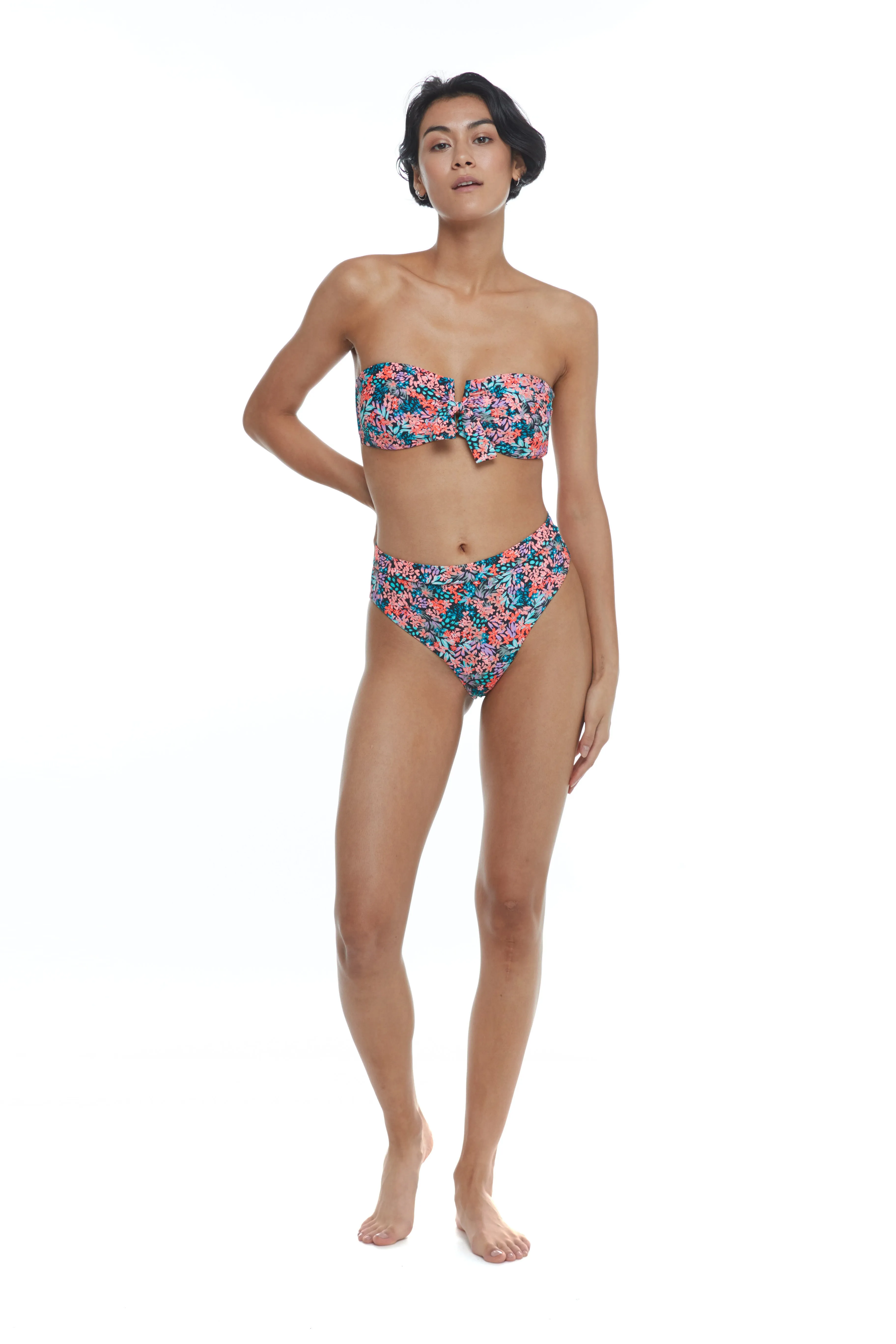 Amy Marlee High-Waist Bikini Bottom - Women's|-|Bas de bikini à taille haute Amy Marlee - Femme