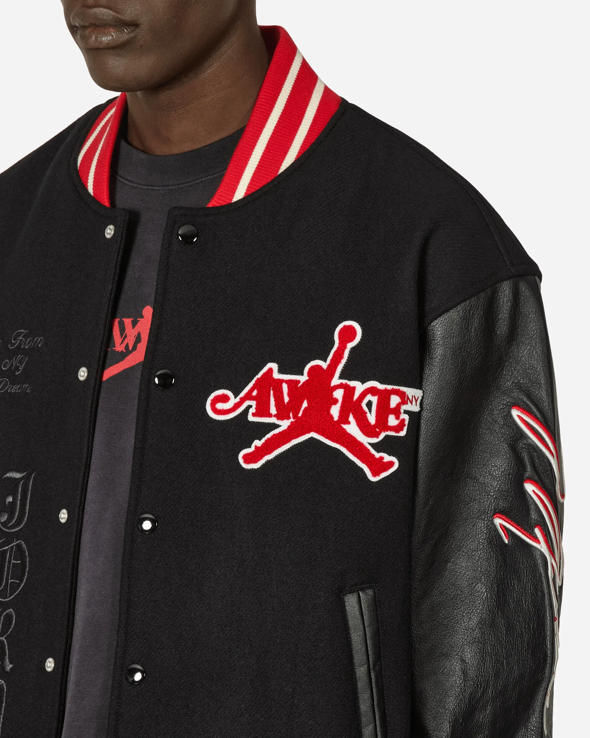 Awake NY Varsity Jacket Black