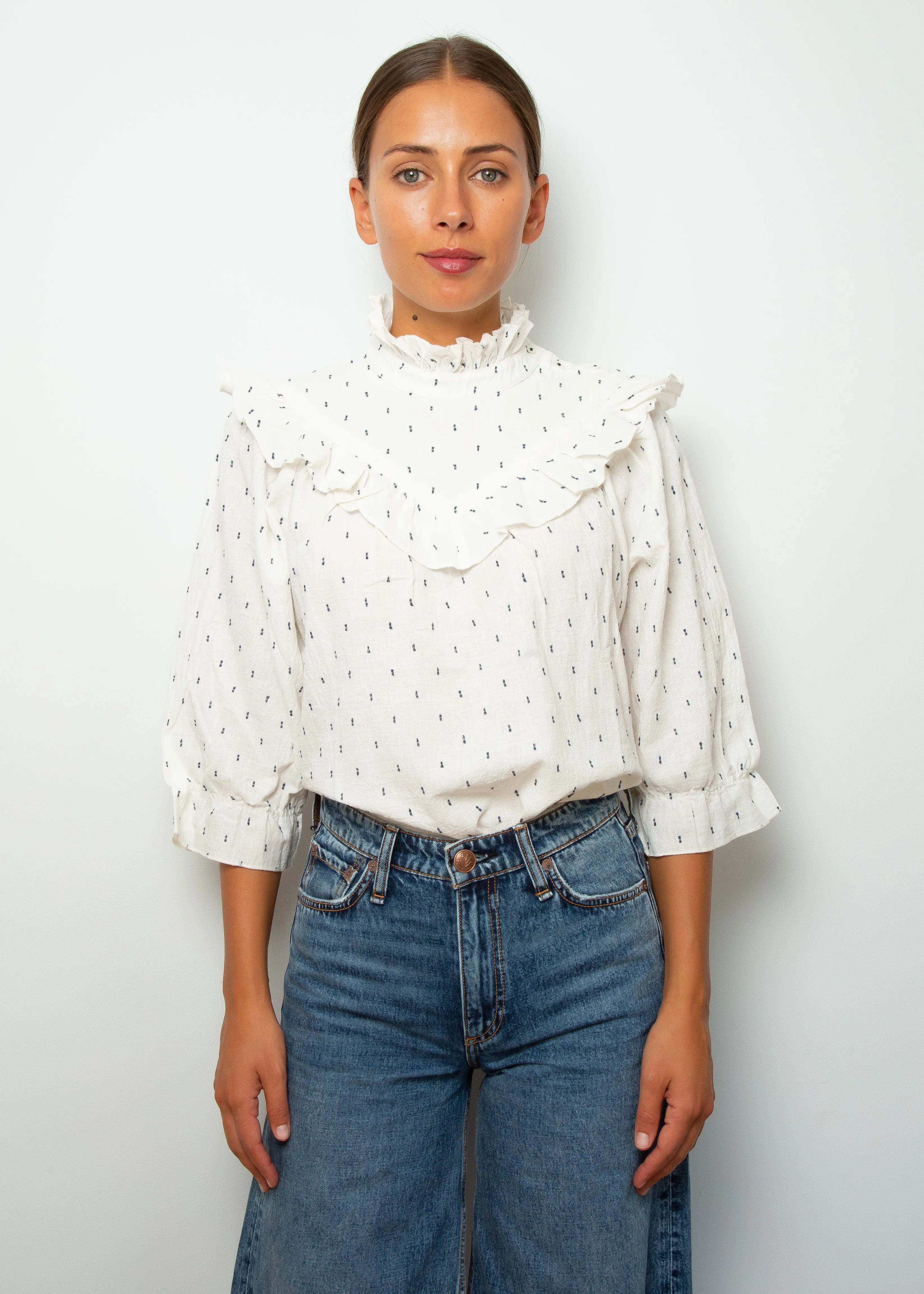 BR Dalva Blouse in Cream