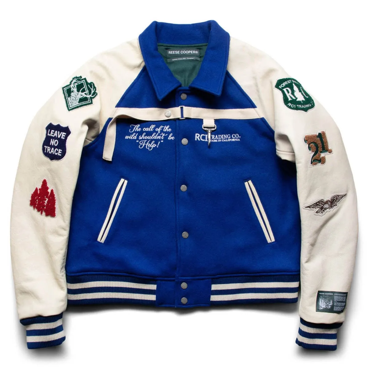 CALL OF THE WILD WOOL VARSITY JACKET