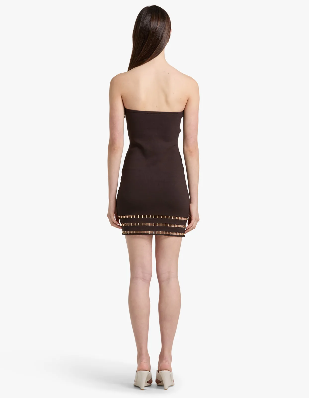 Carbrook Mini Dress - Dark Coffee