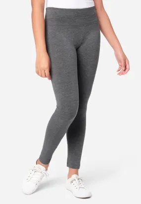 Casual High-Rise Full-Length Leggings