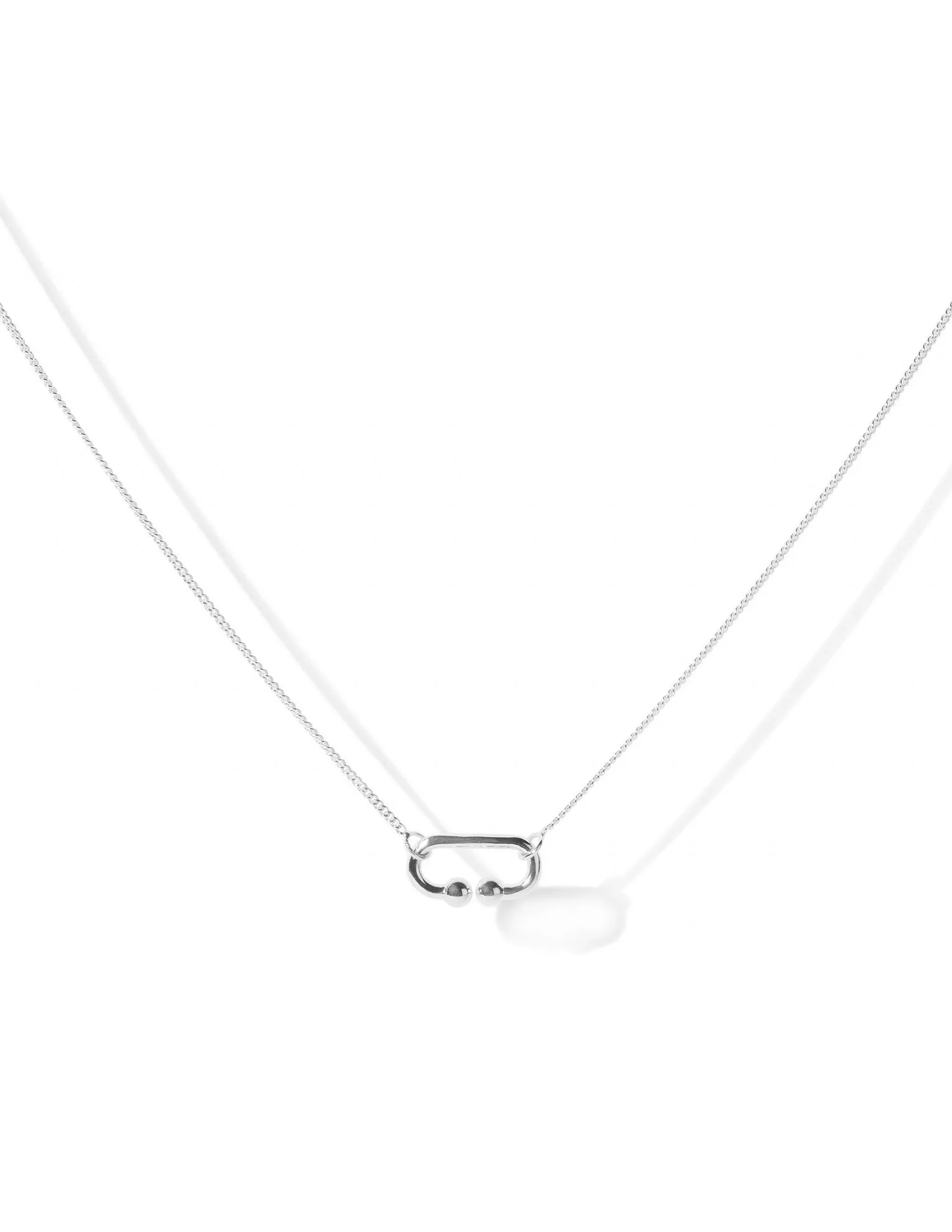 Cherry Lock necklace <br>Silver