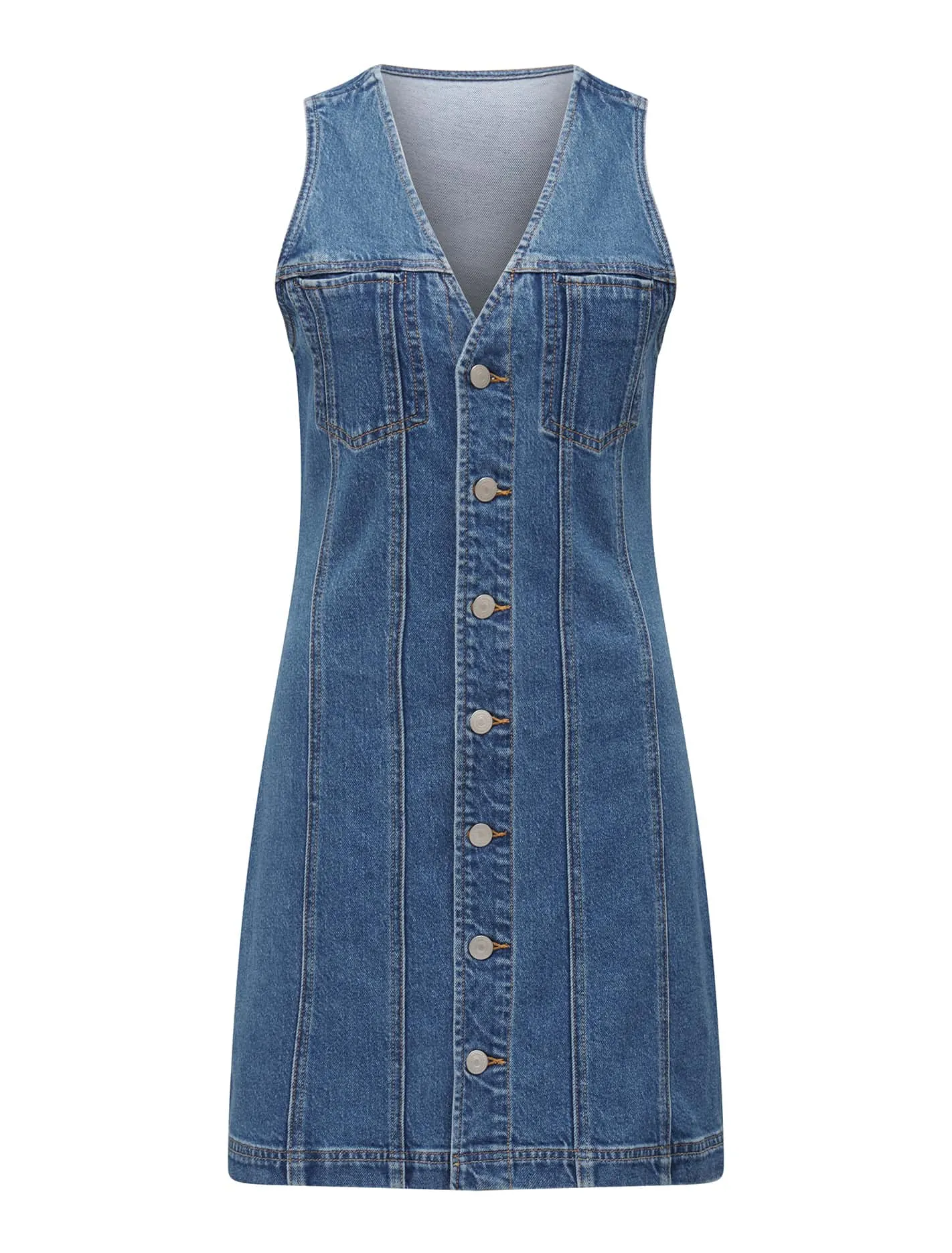 Christine Denim Mini Dress