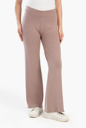 Coffee Wool Lounge Pants