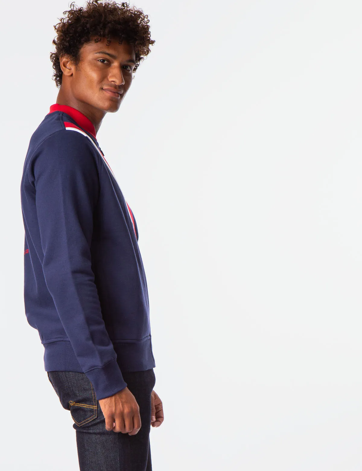 COLORBLOCK USA FLEECE BOMBER JACKET