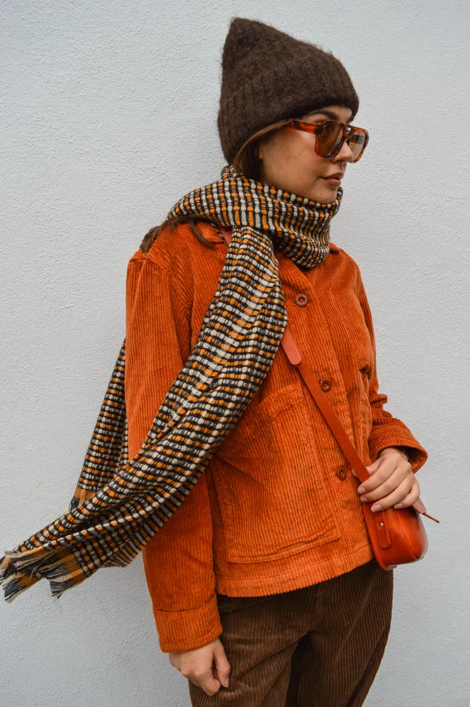 Dedicated Stiby Cinnamon Orange Stick Corduroy Jacket