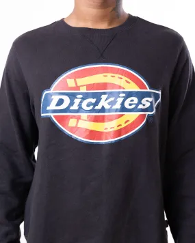 DICKIES CENTRE CHEST BIG LOGO SWEATSHIRT BLACK