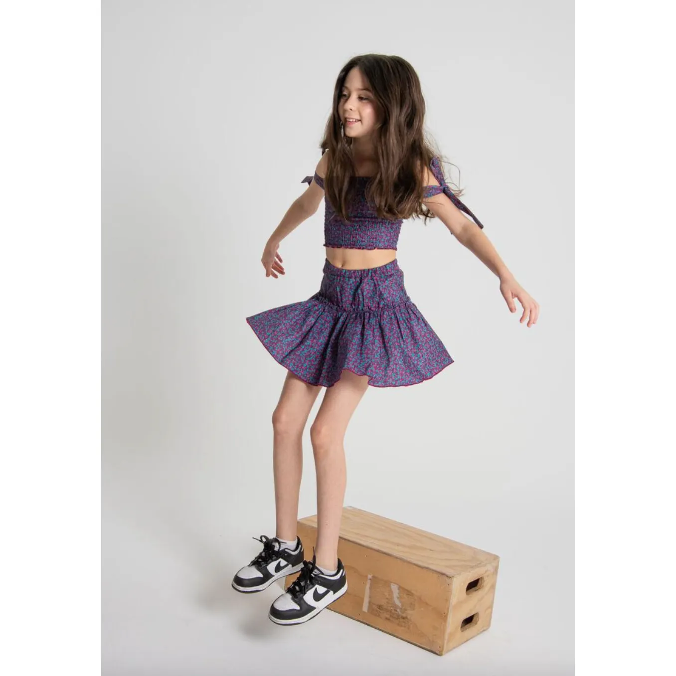 drew mini skirt | ditsy fall