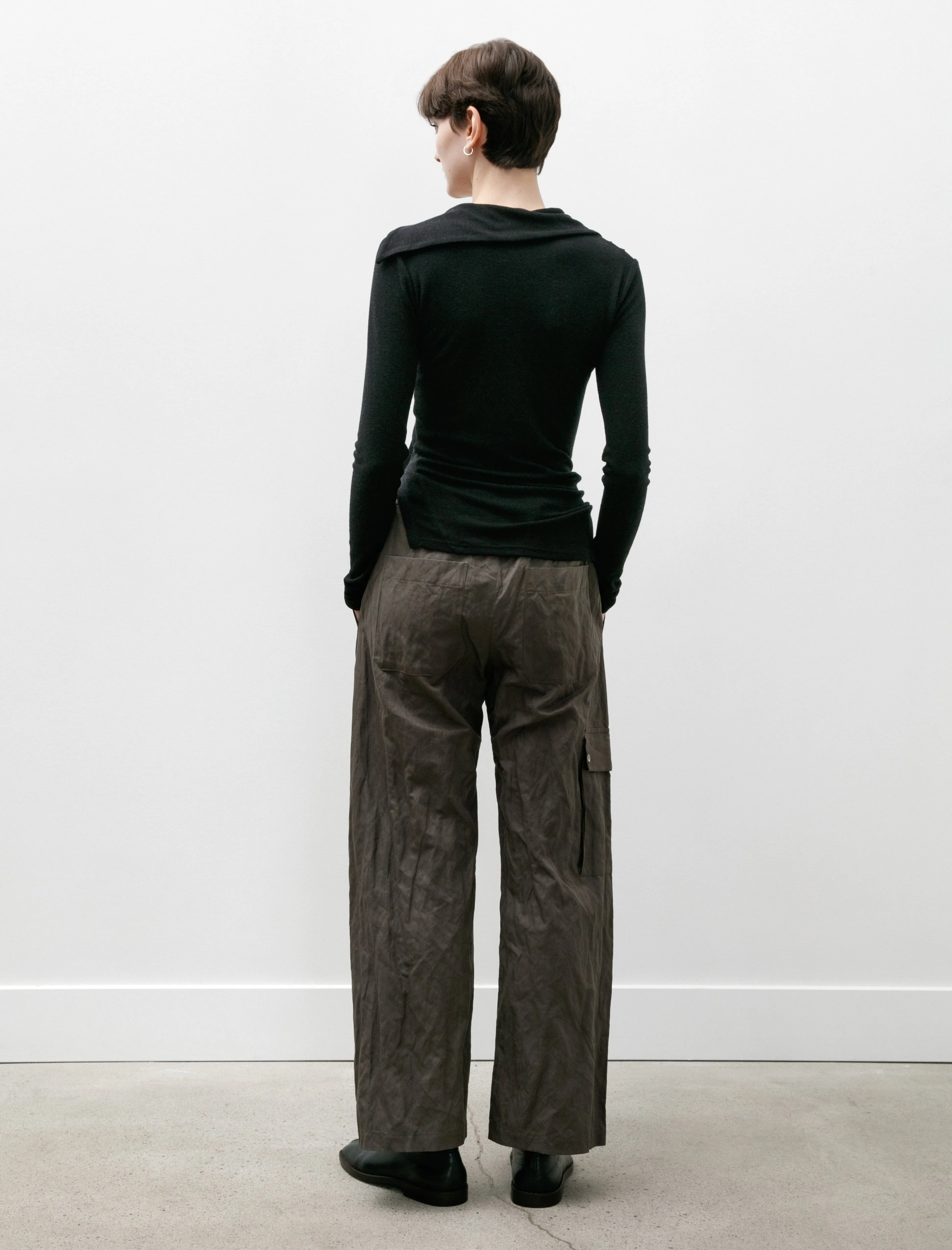 Easy Pants Kelp Green Cotton Metal