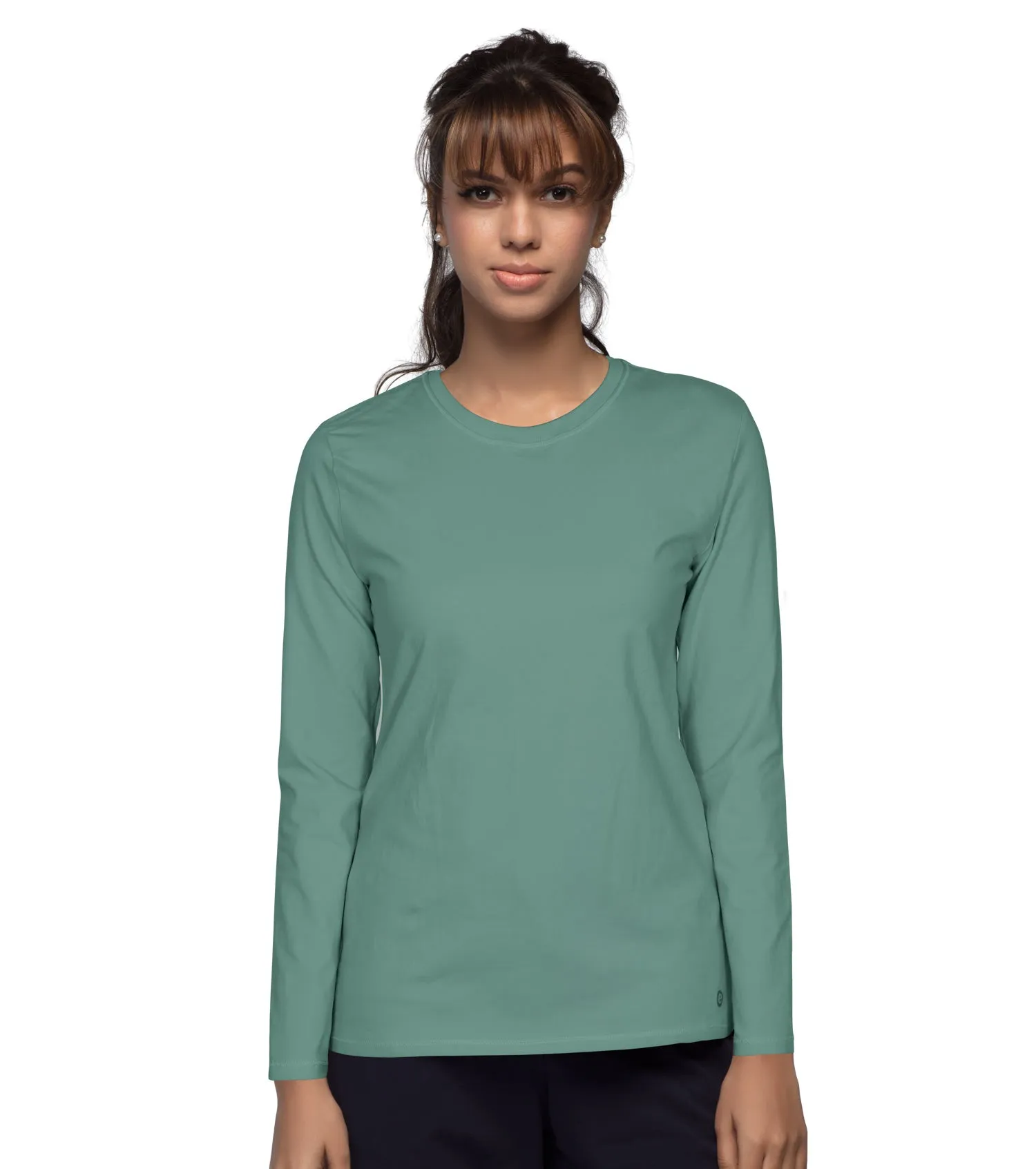 Essentials Cotton Long Sleeve Crew Tee