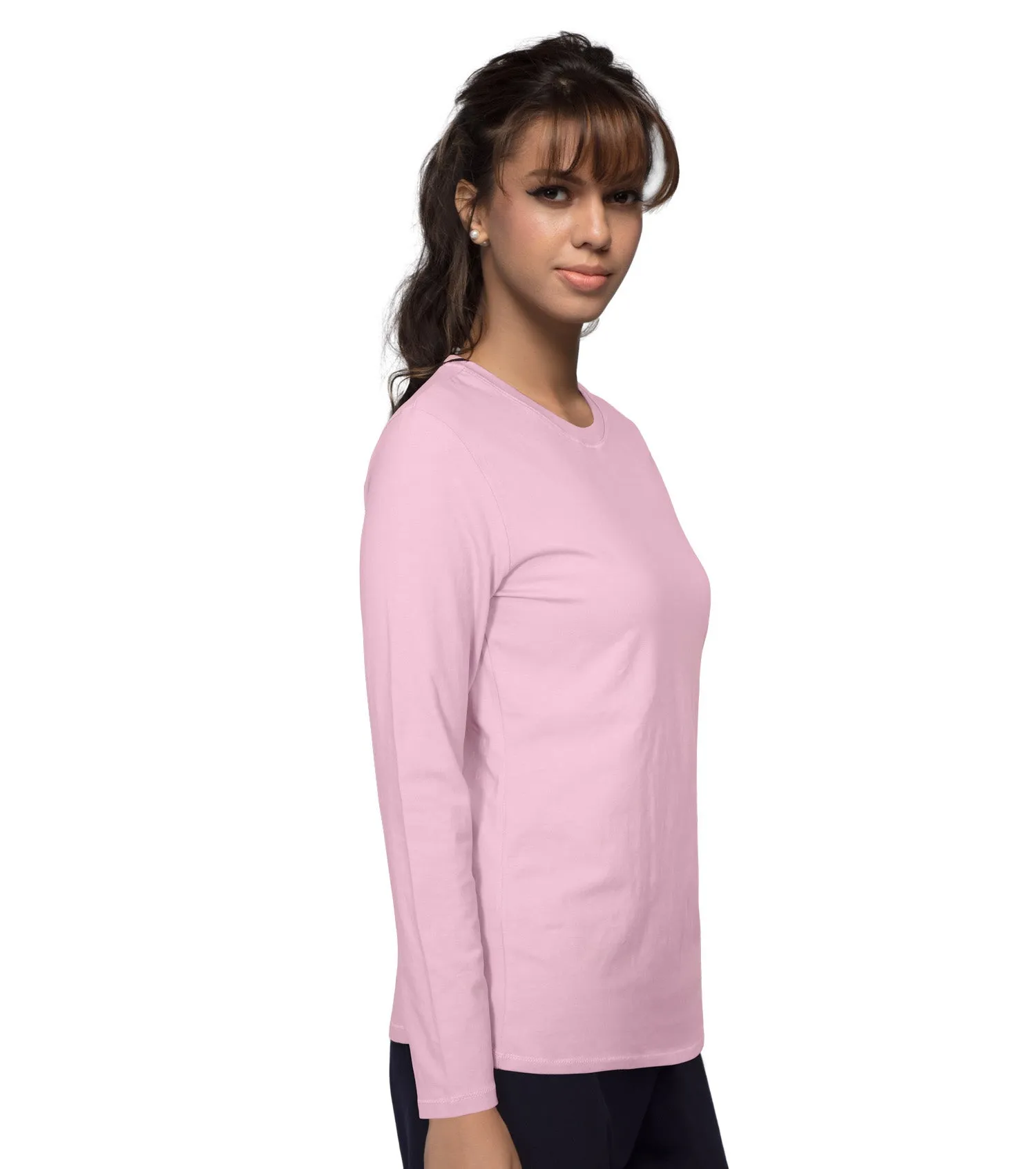 Essentials Cotton Long Sleeve Crew Tee