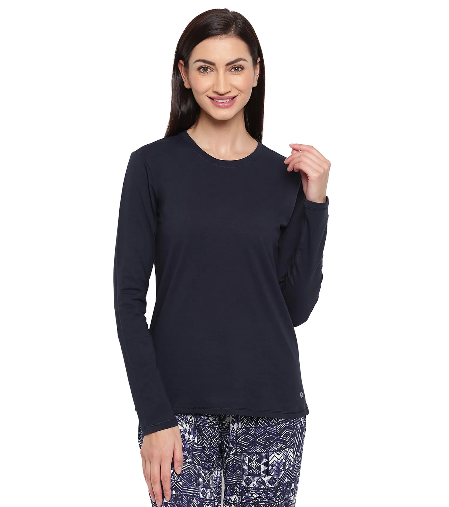 Essentials Cotton Long Sleeve Crew Tee