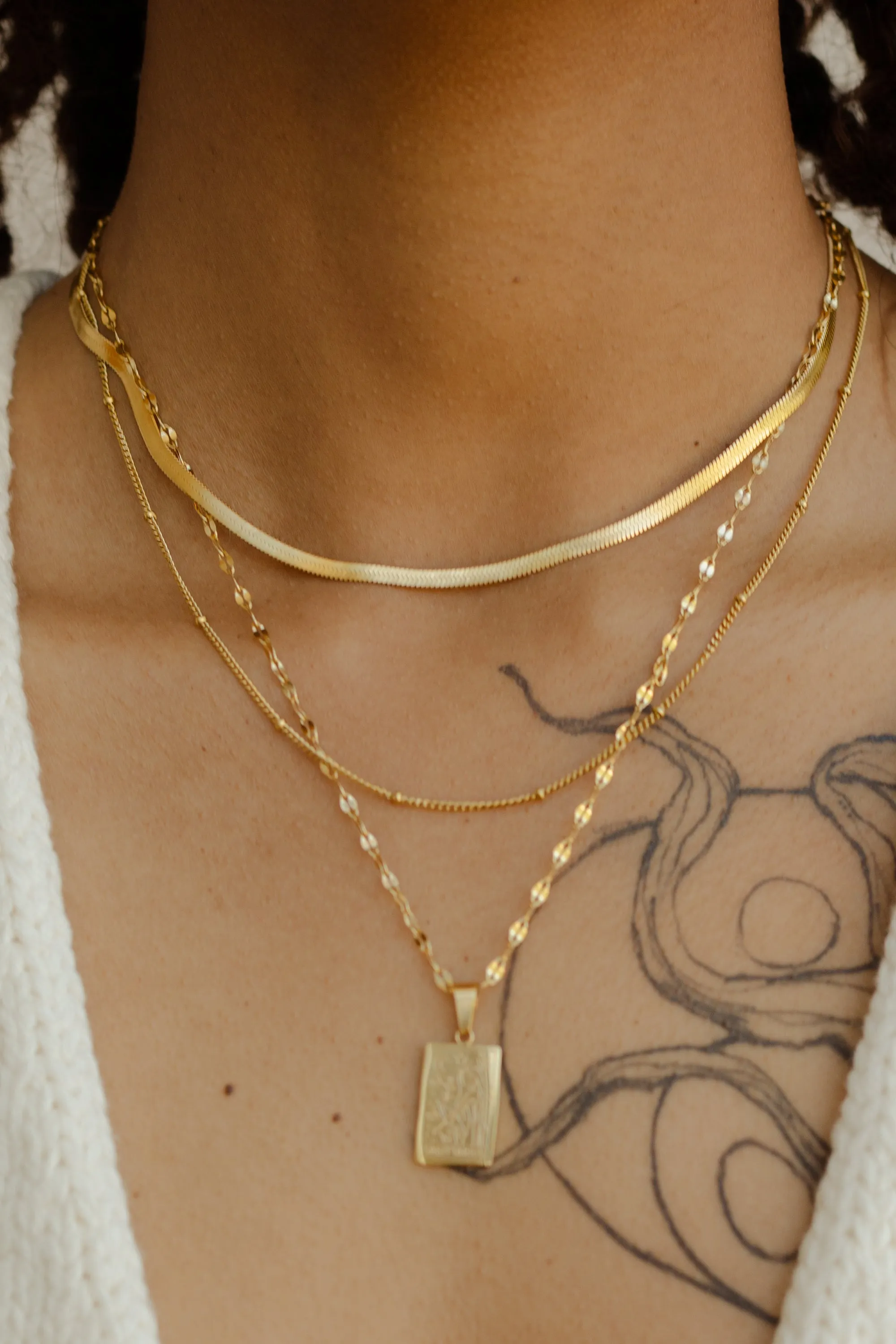 Essentials Snake Chain Necklace 3mm