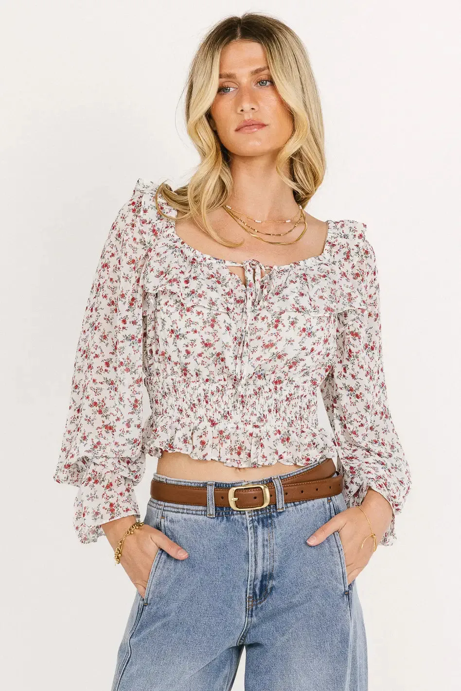 Gemma Ditsy Floral Blouse - FINAL SALE