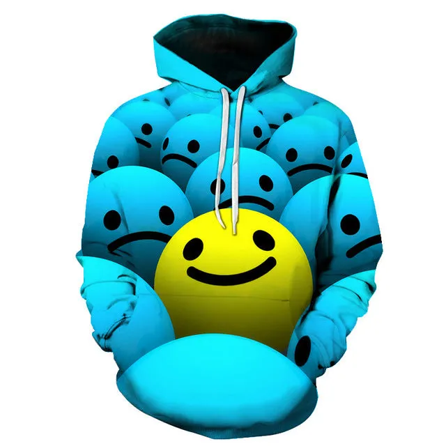 Geometric Hoodies 3D Man Streetwear