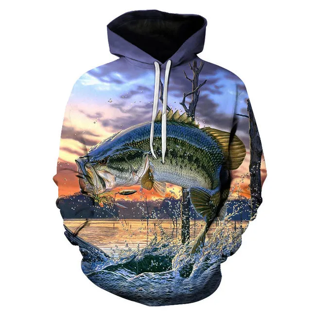 Geometric Hoodies 3D Man Streetwear