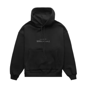 HOMME  Essential Hoodie Black