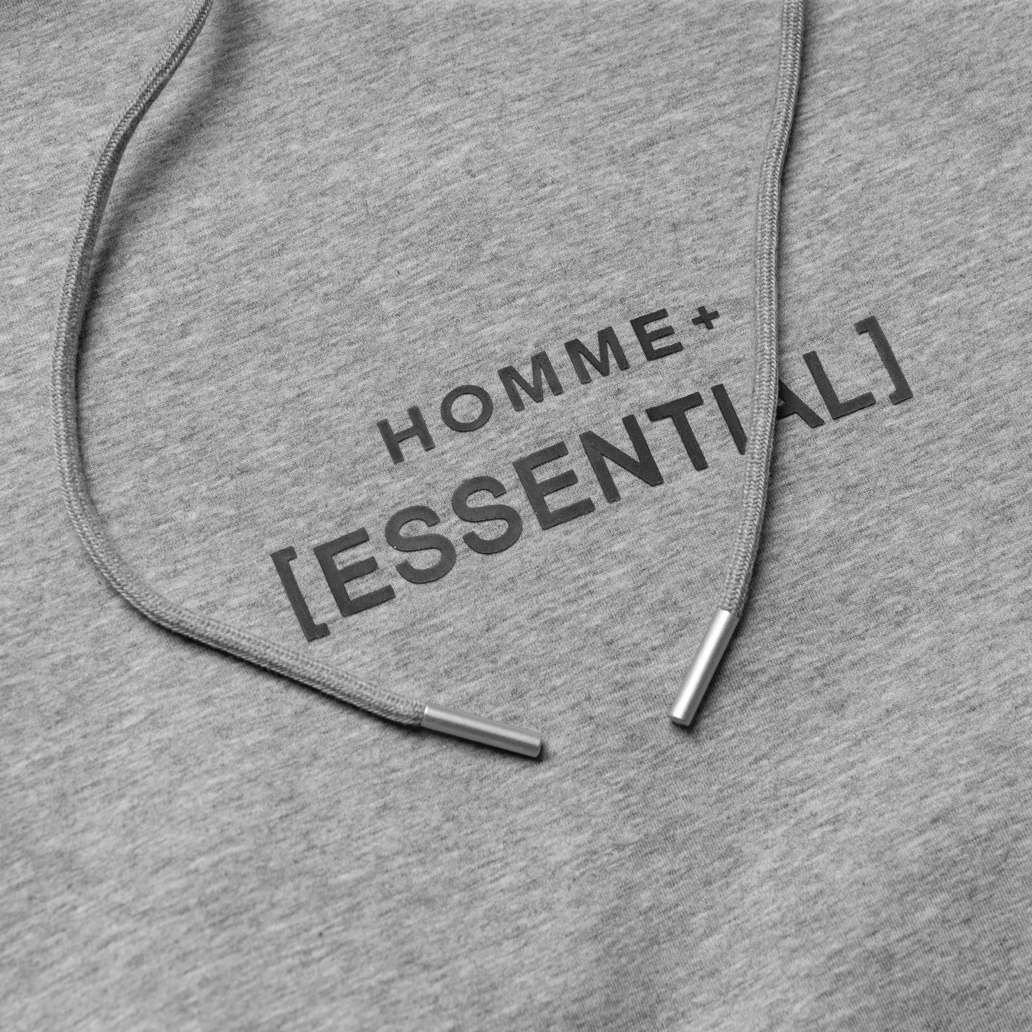 HOMME  Lightweight  'ESSENTIAL' Hoodie Grey