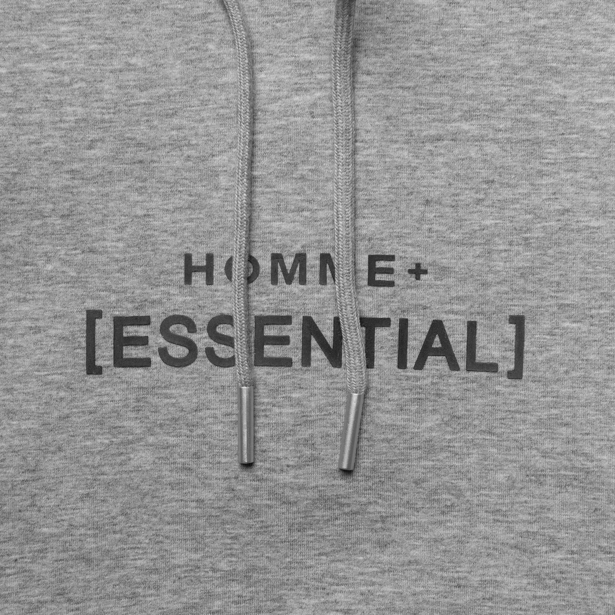 HOMME  Lightweight  'ESSENTIAL' Hoodie Grey