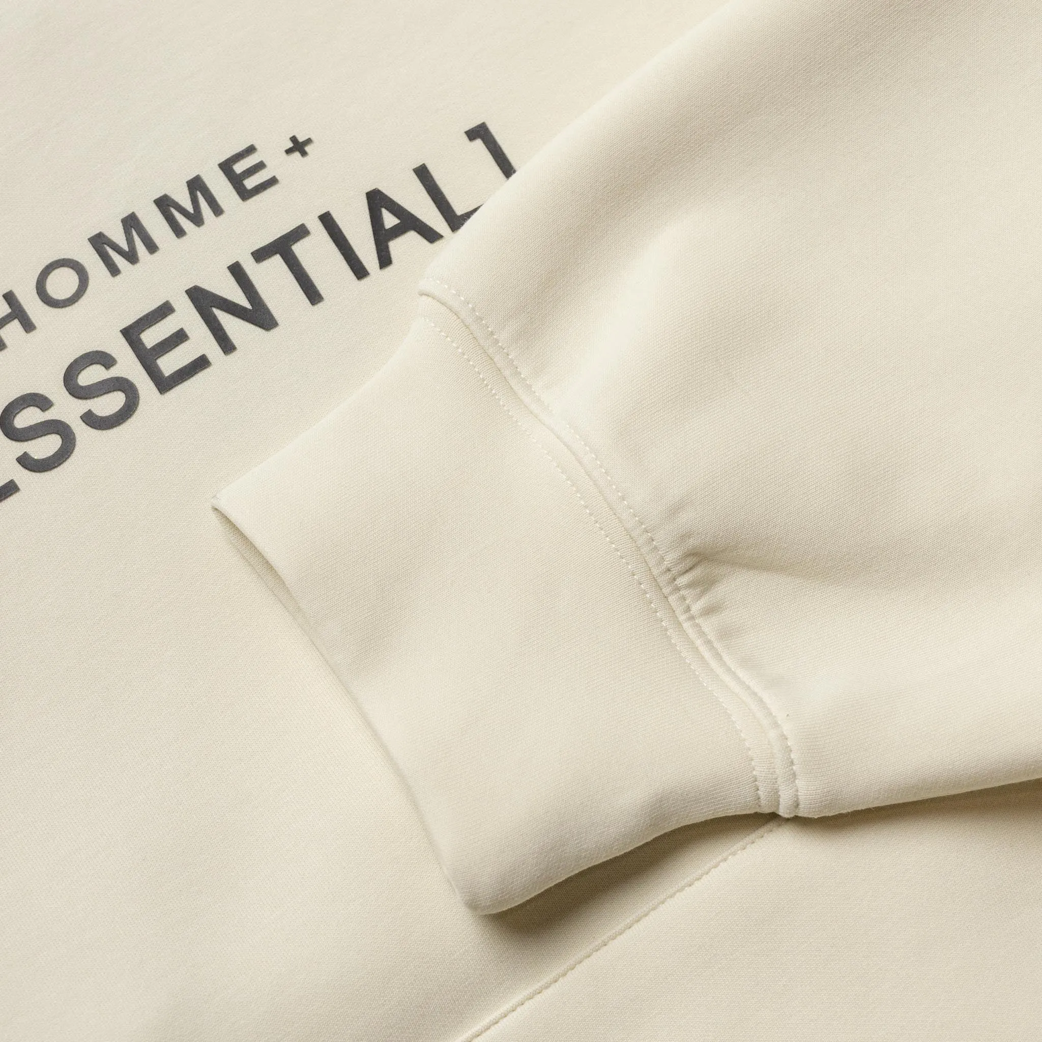 HOMME  Lightweight 'ESSENTIAL' Hoodie Off White