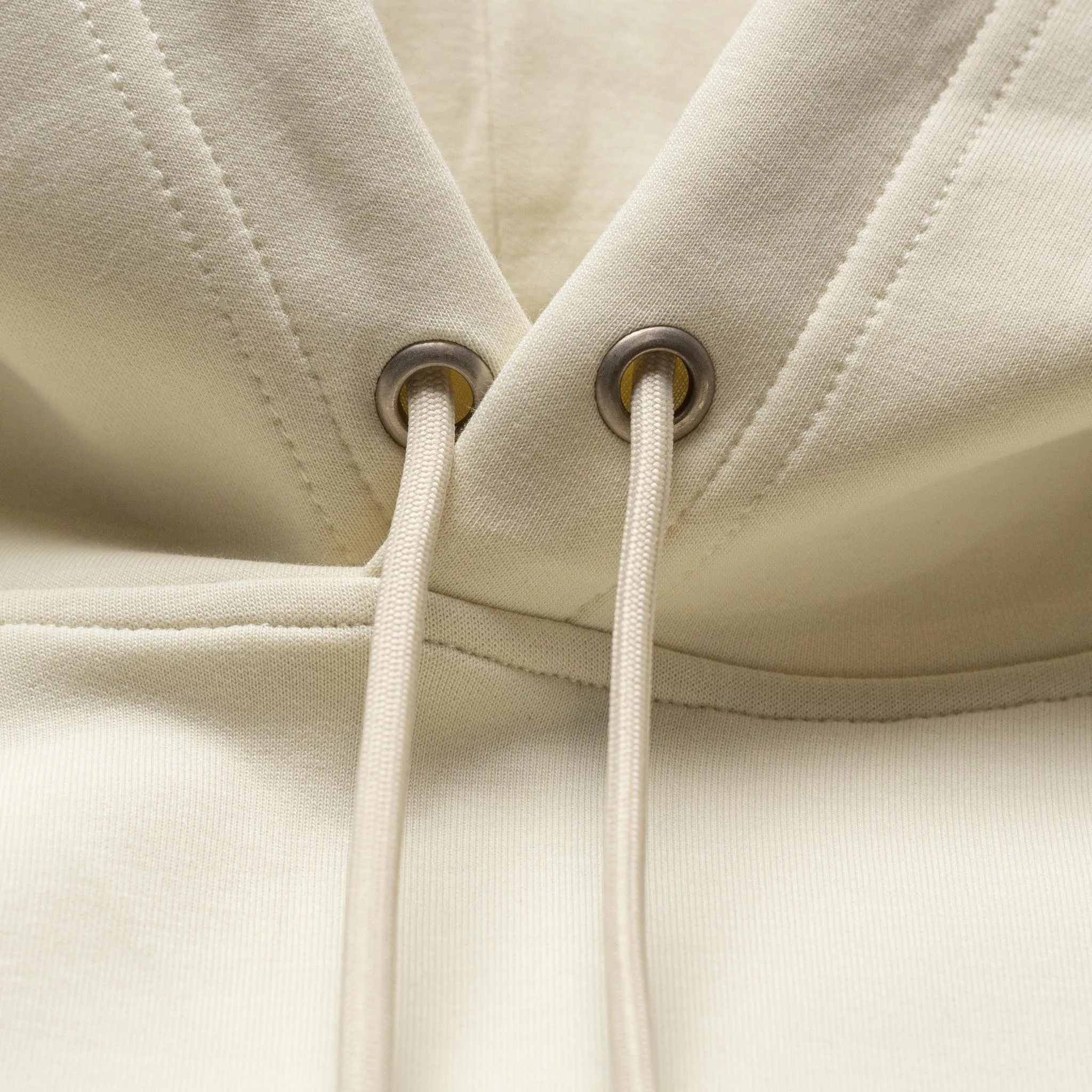 HOMME  Lightweight 'ESSENTIAL' Hoodie Off White