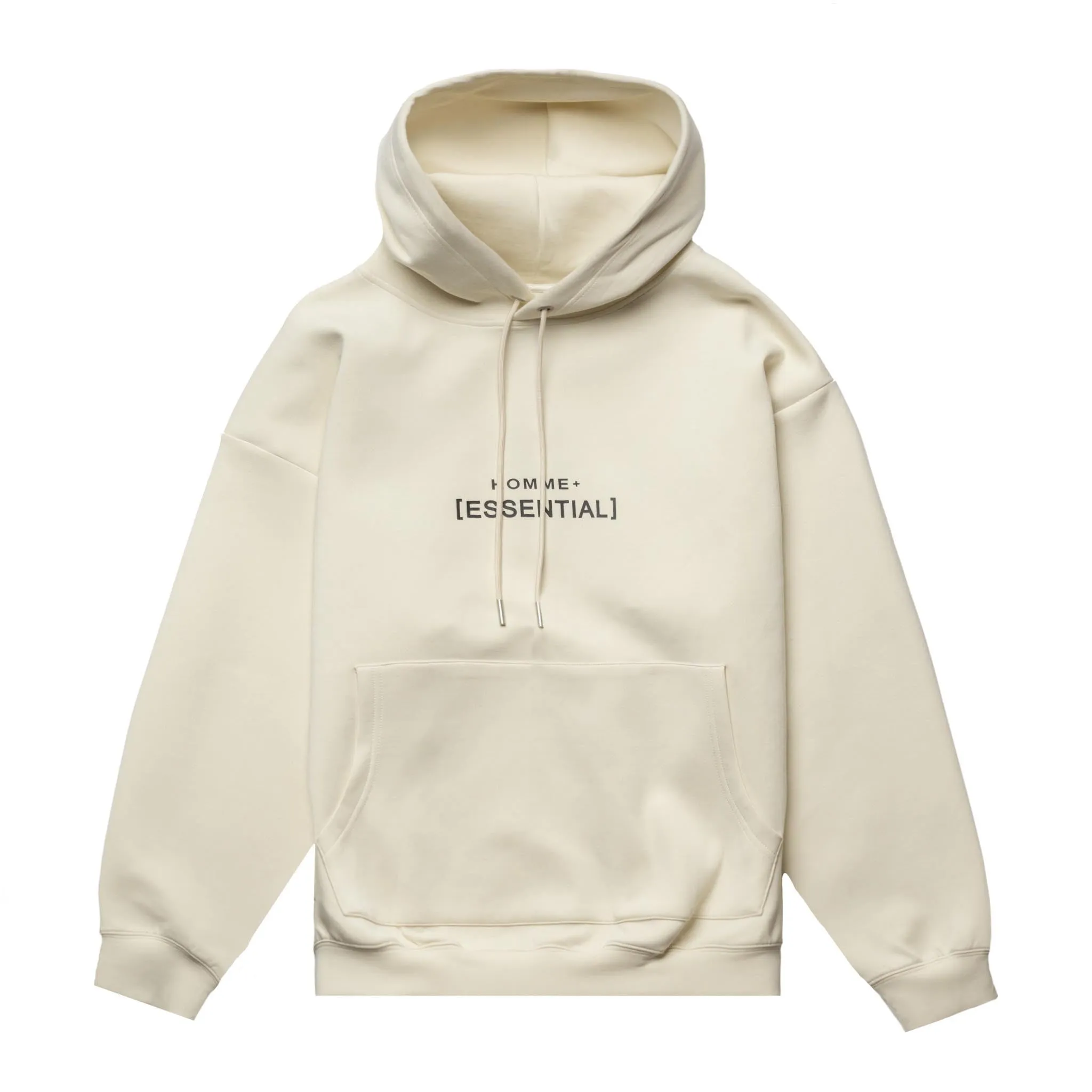 HOMME  Lightweight 'ESSENTIAL' Hoodie Off White