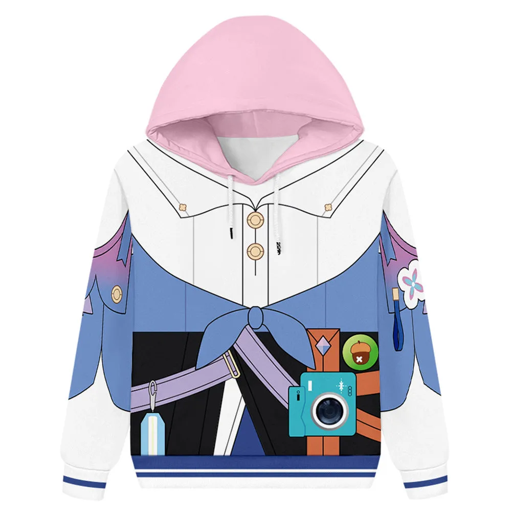 Honkai: Star Rail March 7th Sweater Cosplay Hoodie 3D Printed Hooded Sweatshirt Men Women Casual Streetwear Pullover