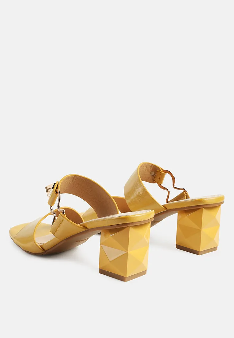 Hookup Fantasy Block Heel Sandals By Ruw