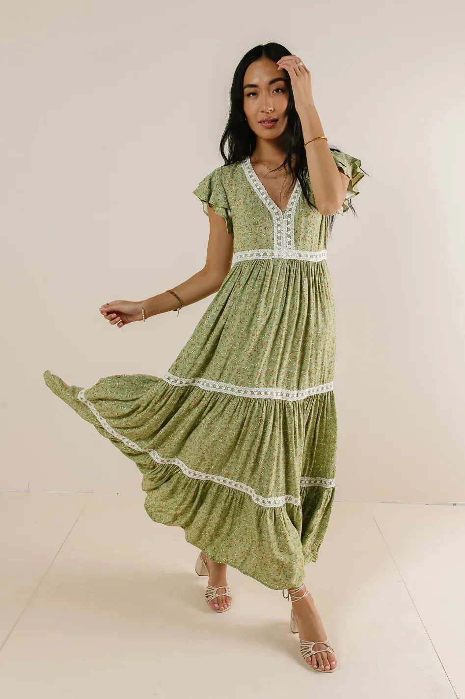 Isn't It Lovely Dress in Sage - FINAL SALE