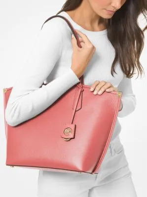 Jane Large Pebbled Leather Tote Bag