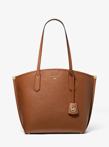 Jane Large Pebbled Leather Tote Bag