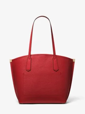 Jane Large Pebbled Leather Tote Bag