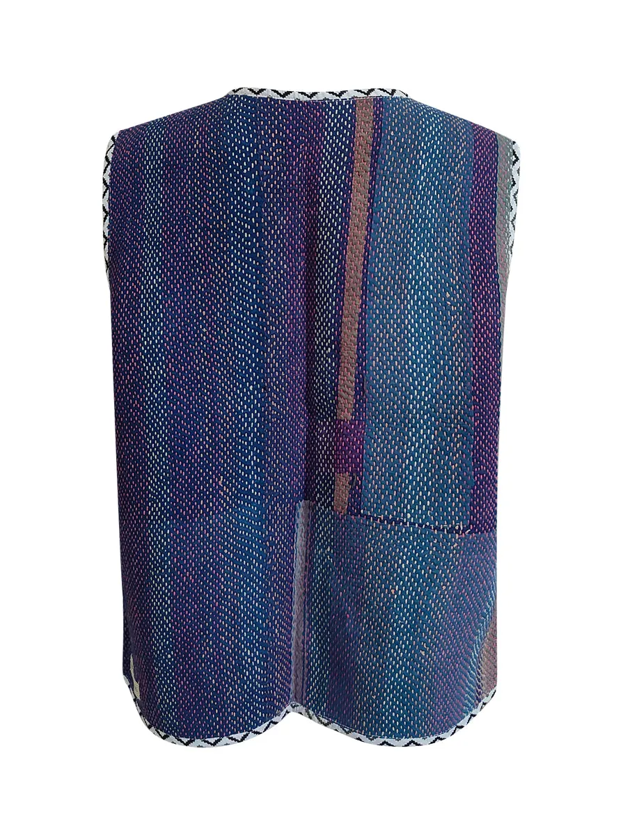 kantha vintage gillet bhakti