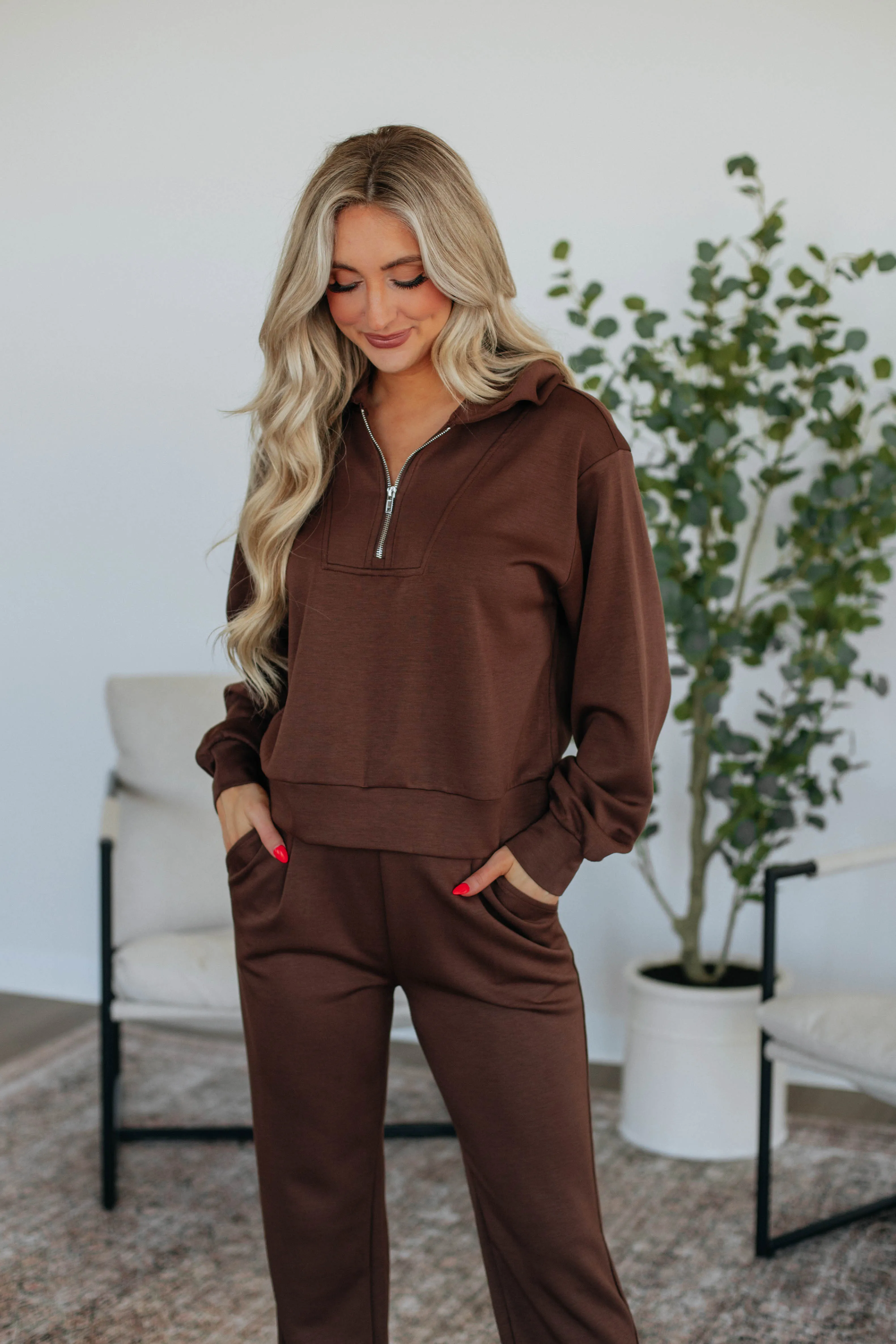 Kenadie Two-Piece Set - Espresso