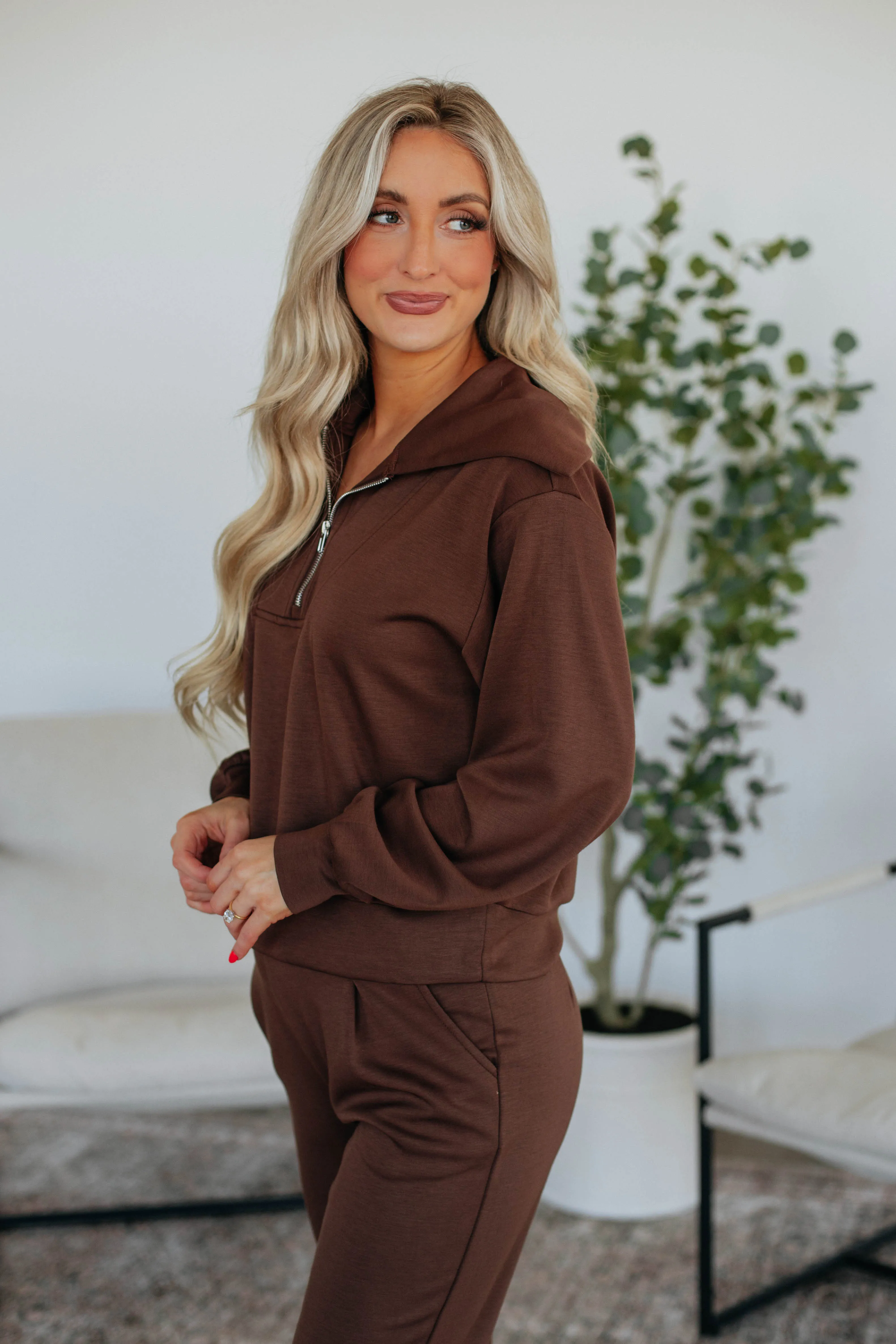 Kenadie Two-Piece Set - Espresso