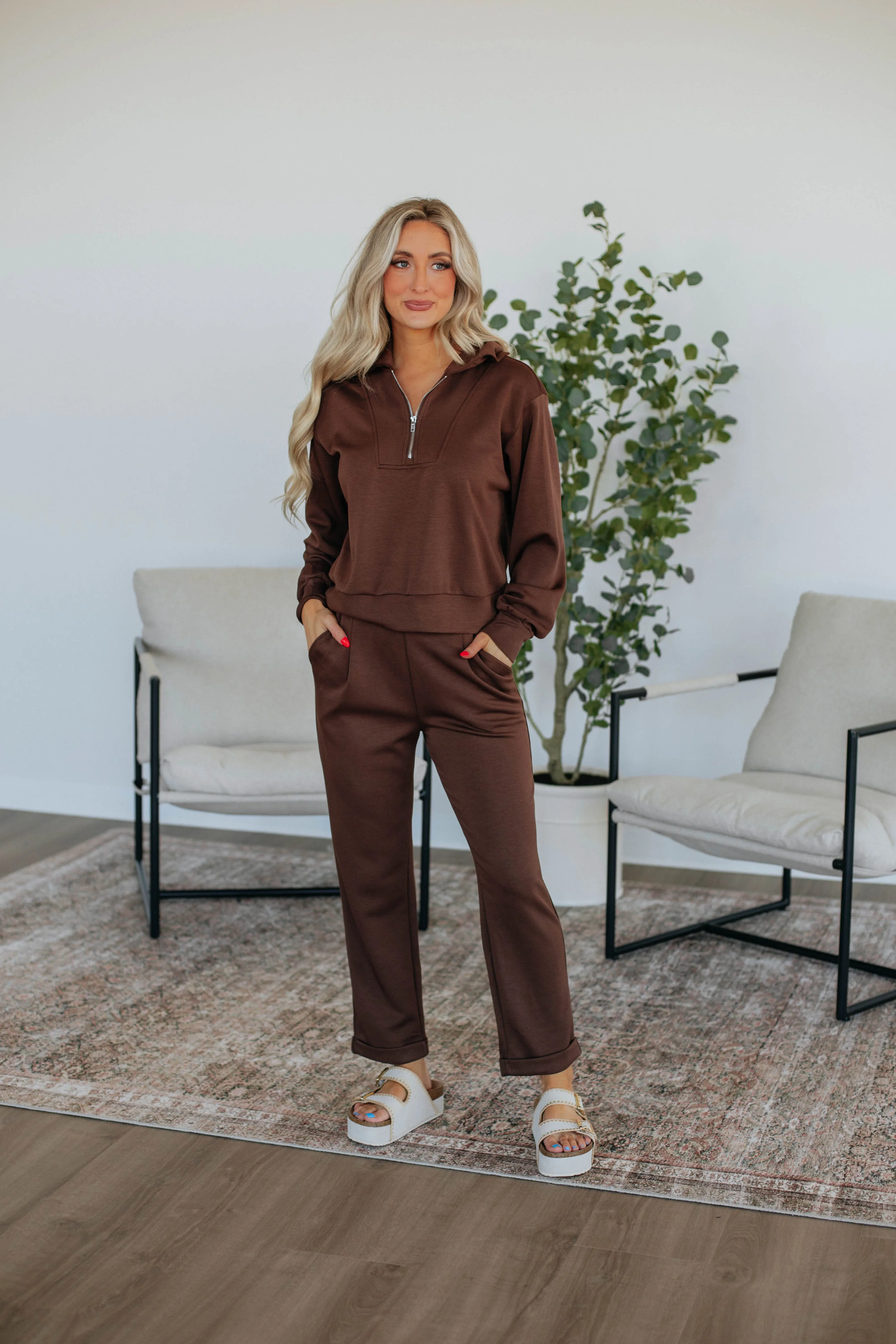 Kenadie Two-Piece Set - Espresso