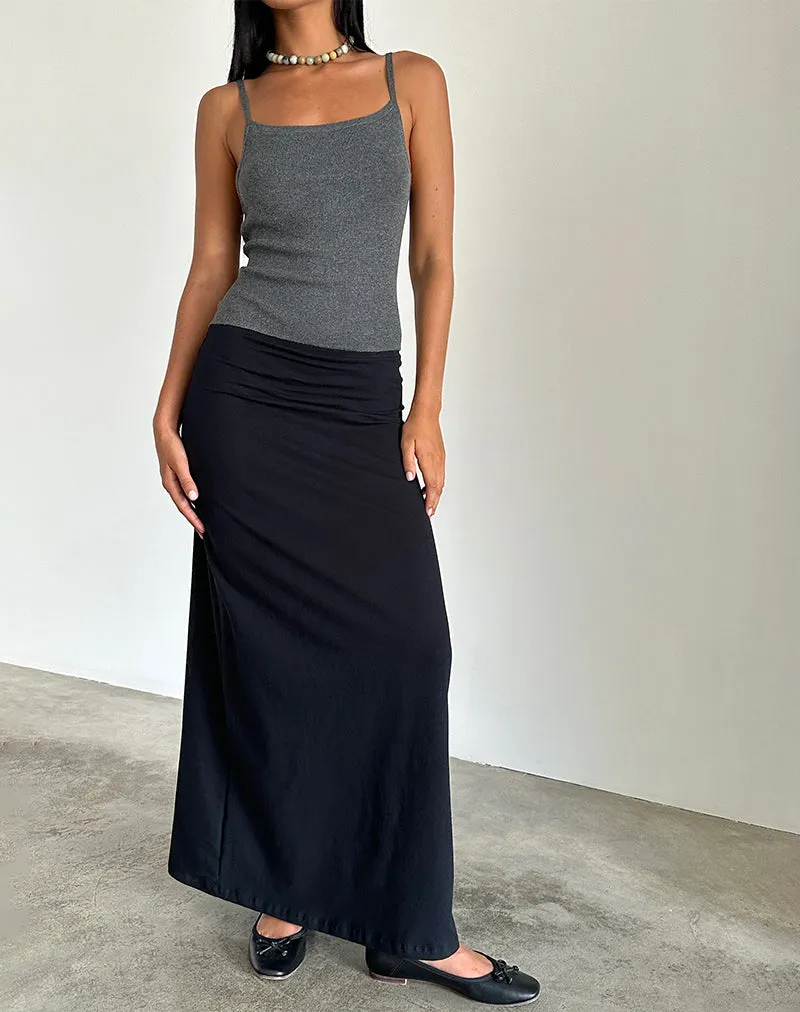 Liana Maxi Skirt in Black