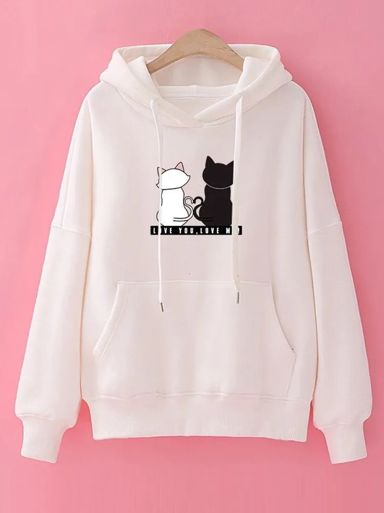 Long Sleeve Print Sweatshirt