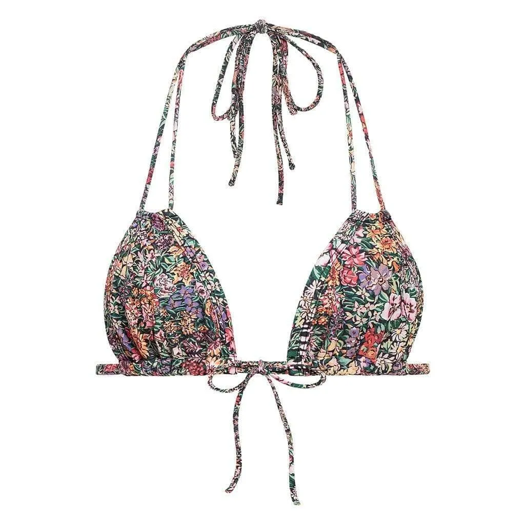 Mara Floral Euro Bow Bikini Top